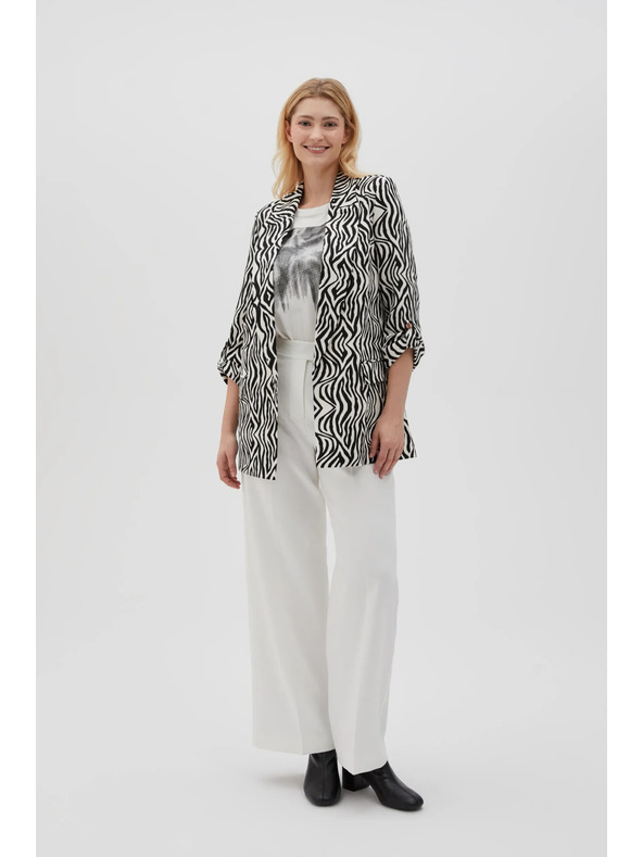 Moodo Mintás zakó bézs Moodo