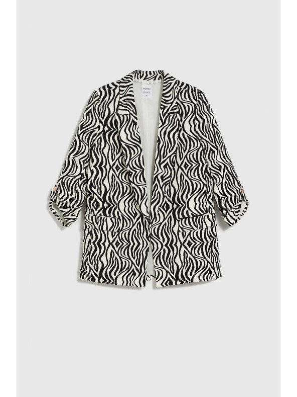 Moodo Mintás zakó bézs Moodo