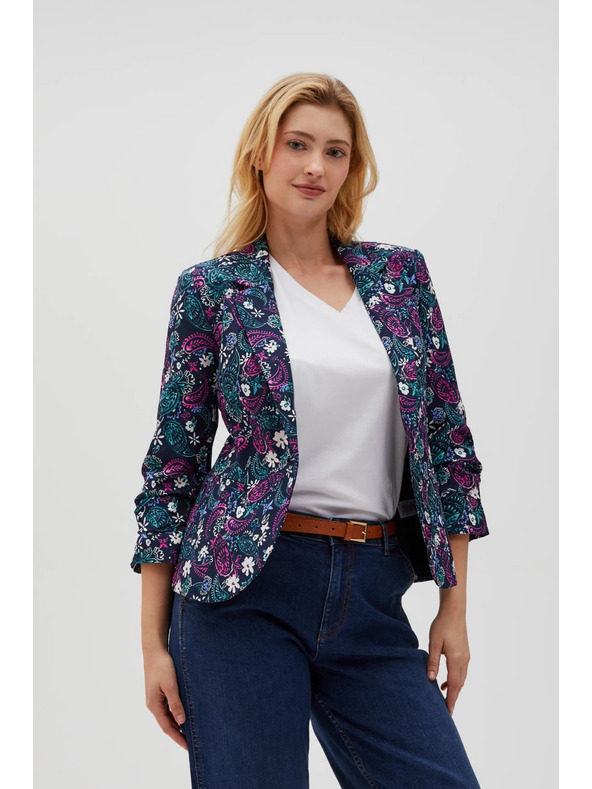 Moodo Zakó 3/4-es ujjal sötétkék Moodo