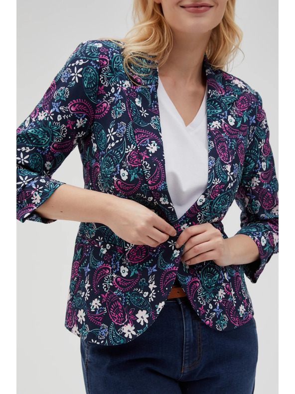 Moodo Zakó 3/4-es ujjal sötétkék Moodo