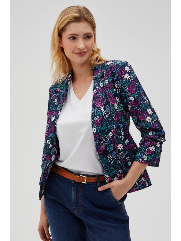 Moodo Zakó 3/4-es ujjal sötétkék Moodo