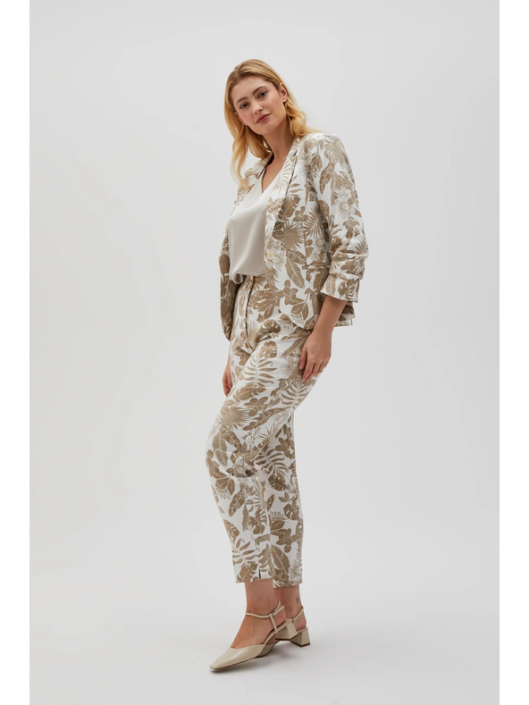 Moodo Mintás zakó bézs Moodo