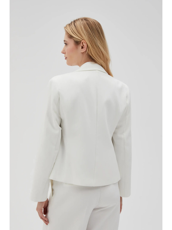 Moodo Rövid, gombos zakó fehér Moodo