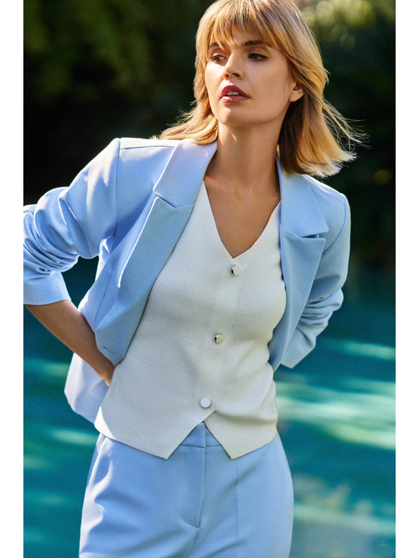 Moodo Rövid zakó világoskék Moodo