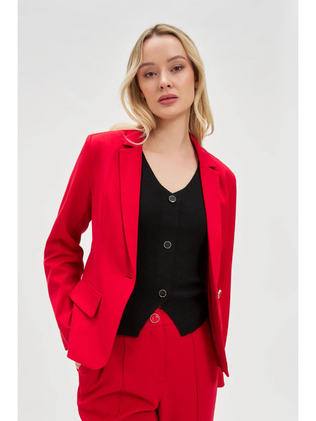 Moodo Rövid zakó piros Moodo