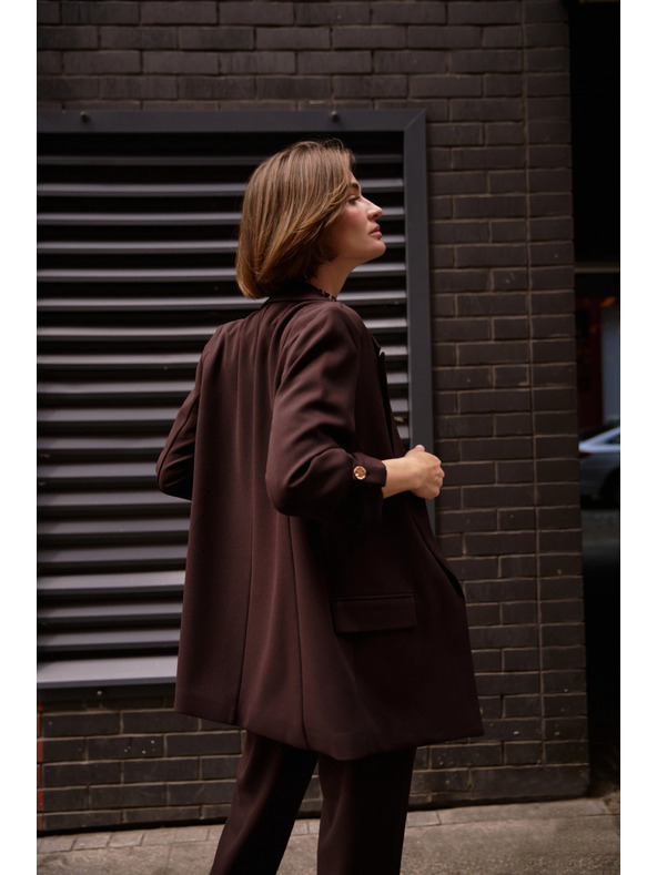 Moodo Zakó 3/4-es ujjal barna Moodo