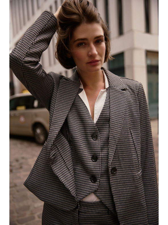 Moodo Elegáns mellény szürke Moodo