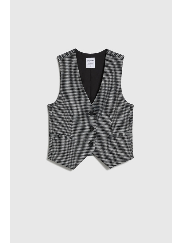 Moodo Elegáns mellény szürke Moodo