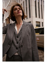 Moodo Egyoldalas blézer szürke Moodo