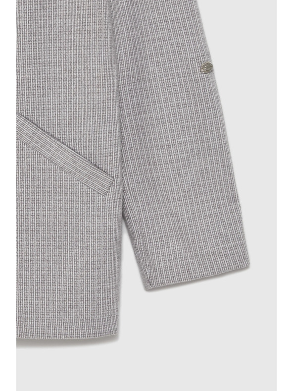 Moodo Szürke felhajtott ujjú zakó Moodo