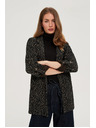 Moodo Fekete állat mintás zakó Moodo
