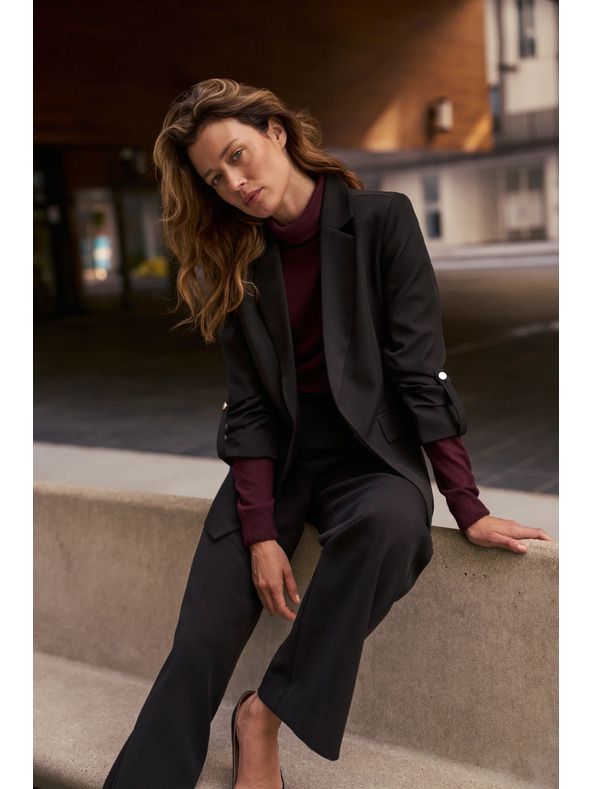 Moodo Fekete 3/4-es ujjú zakó Moodo