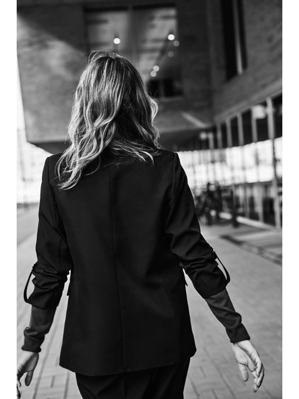 Moodo Fekete 3/4-es ujjú zakó Moodo