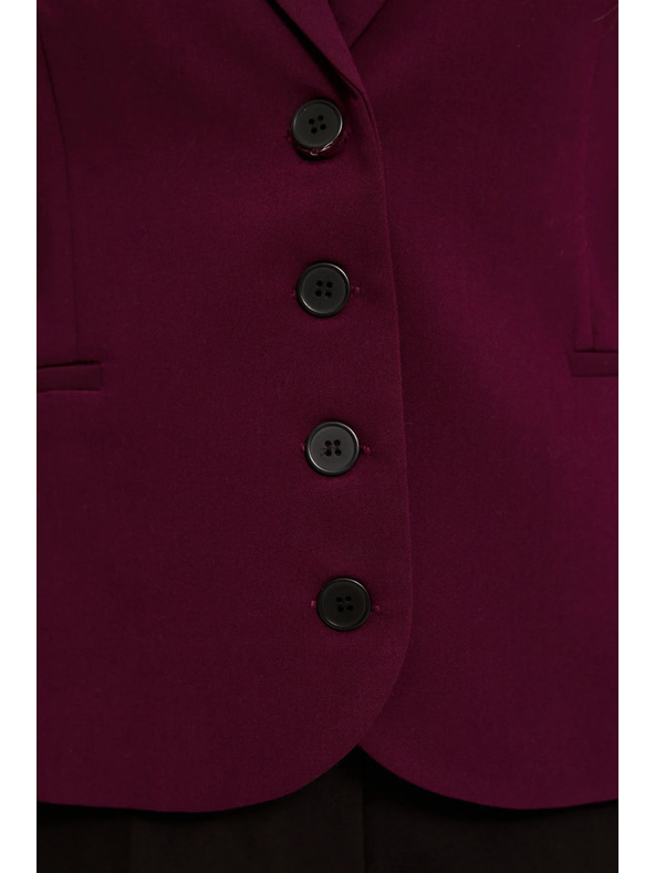 Moodo Rövid bordó zakó Moodo