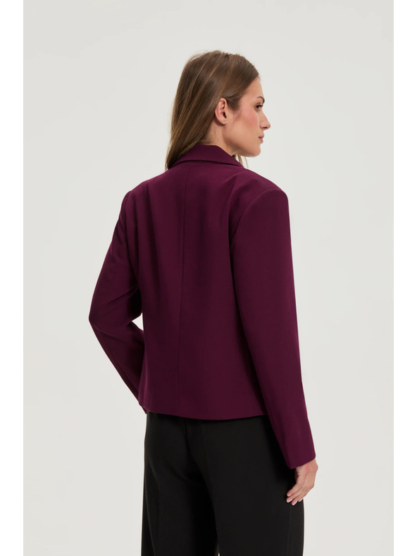 Moodo Rövid bordó zakó Moodo