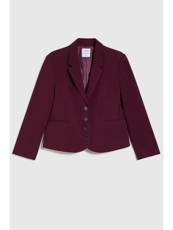 Moodo Rövid bordó zakó Moodo