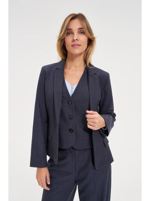 Moodo Kék csíkos zakó Moodo