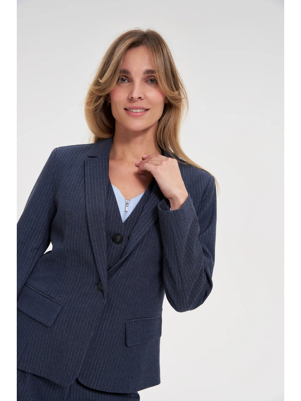 Moodo Kék csíkos zakó Moodo