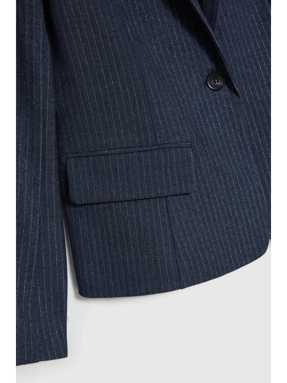 Moodo Kék csíkos zakó Moodo