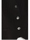 Moodo Fekete díszes gombos mellény Moodo