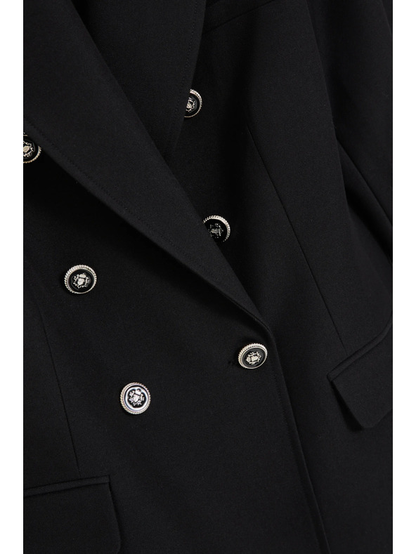 Moodo Fekete díszes gombos zakó Moodo