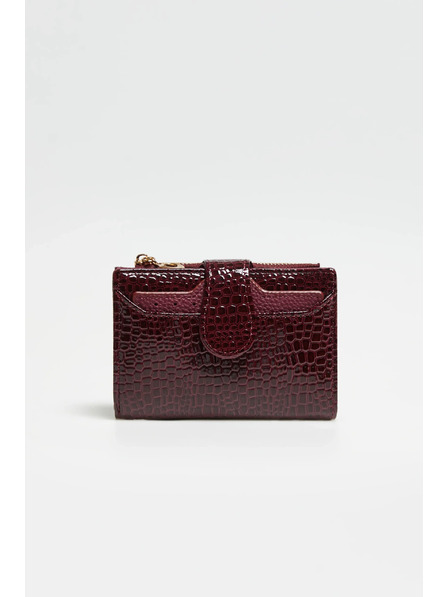 Moodo Bordó állat mintás pénztárca Moodo