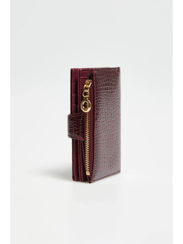 Moodo Bordó állat mintás pénztárca Moodo