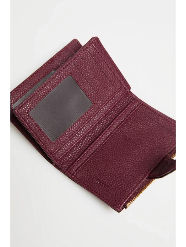 Moodo Bordó állat mintás pénztárca Moodo