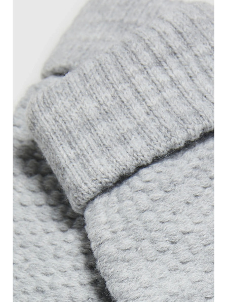 Moodo Szürke kötött kesztyű Moodo