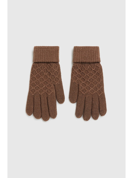 Moodo Bézs kötött kesztyű Moodo