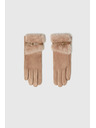 Moodo Bézs szőrmés kesztyű Moodo