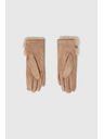 Moodo Bézs szőrmés kesztyű Moodo