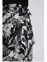 Moodo Fekete növényi mintás szoknya Moodo