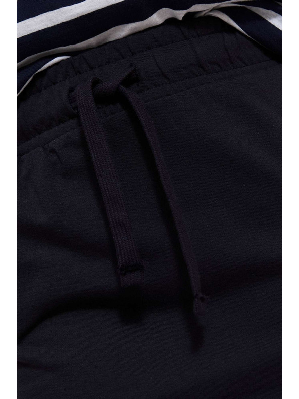 Moodo Sötétkék térd alatti sima szoknya Moodo