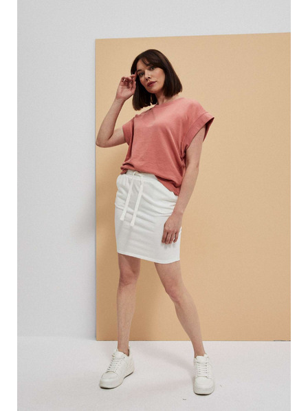 Moodo Gyöngyház térd alatti sima szoknya Moodo