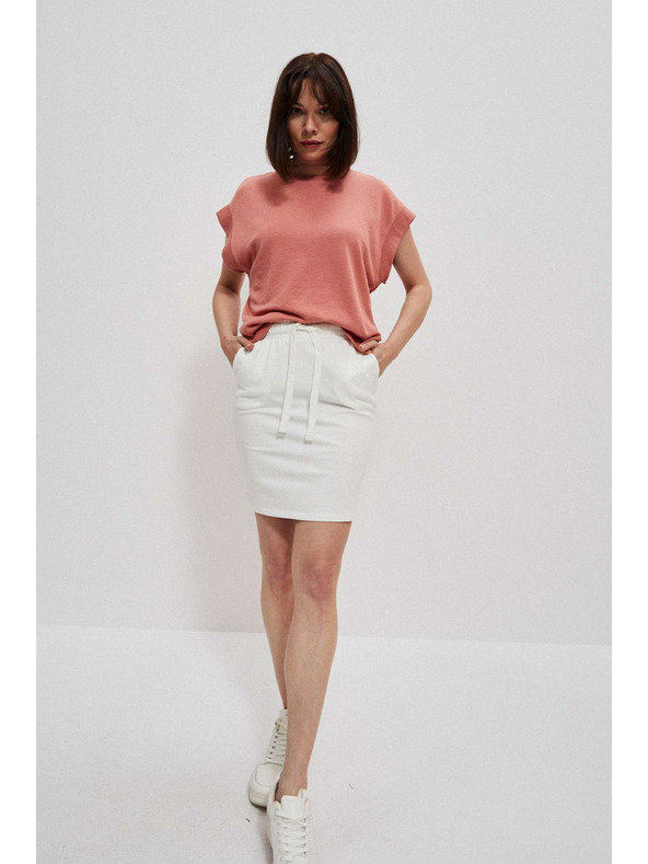 Moodo Gyöngyház térd alatti sima szoknya Moodo