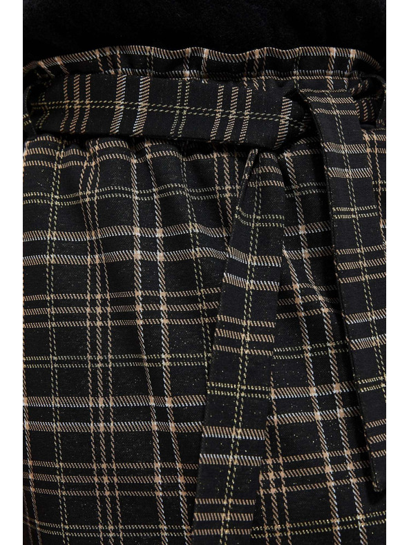 Moodo Kockás szoknya megkötővel Moodo