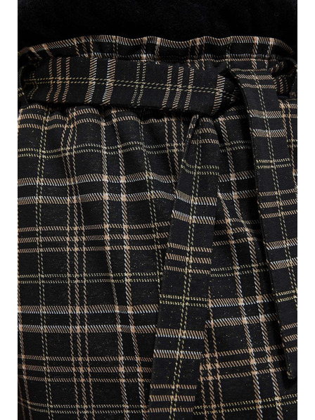 Moodo Kockás szoknya megkötővel Moodo