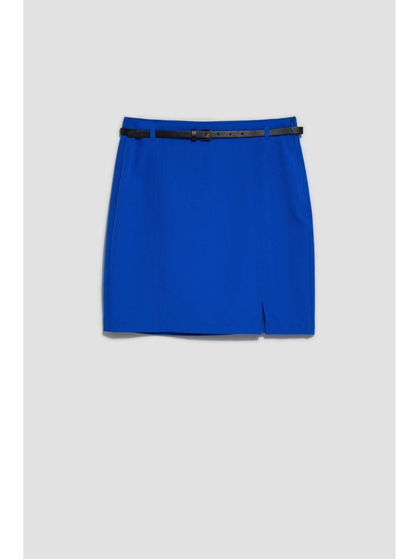 Moodo Kék mini szoknya övvel Moodo