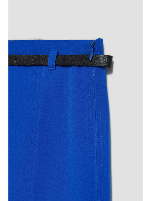 Moodo Kék mini szoknya övvel Moodo