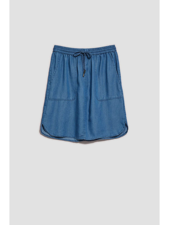 Moodo Egyszerű lyocell szoknya Moodo