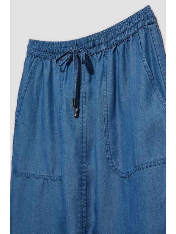 Moodo Egyszerű lyocell szoknya Moodo