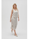 Moodo Bézs midi szoknya Moodo