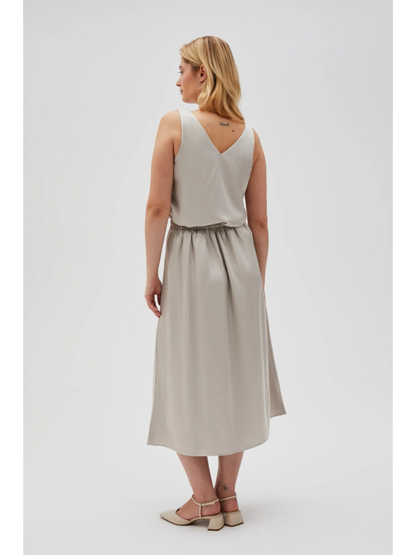 Moodo Bézs midi szoknya Moodo