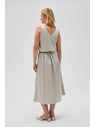 Moodo Bézs midi szoknya Moodo