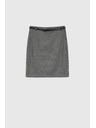 Moodo Szürke pepita mintás szoknya Moodo