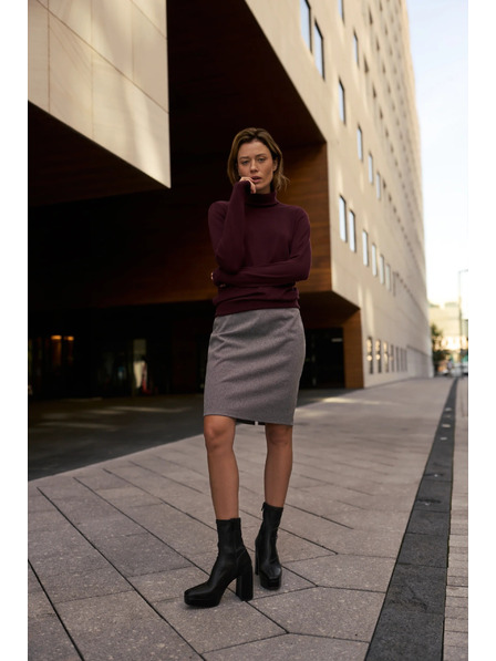 Moodo Szürke ceruzaszoknya Moodo