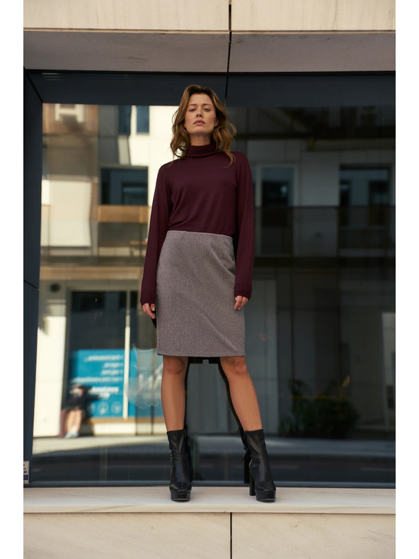 Moodo Szürke ceruzaszoknya Moodo