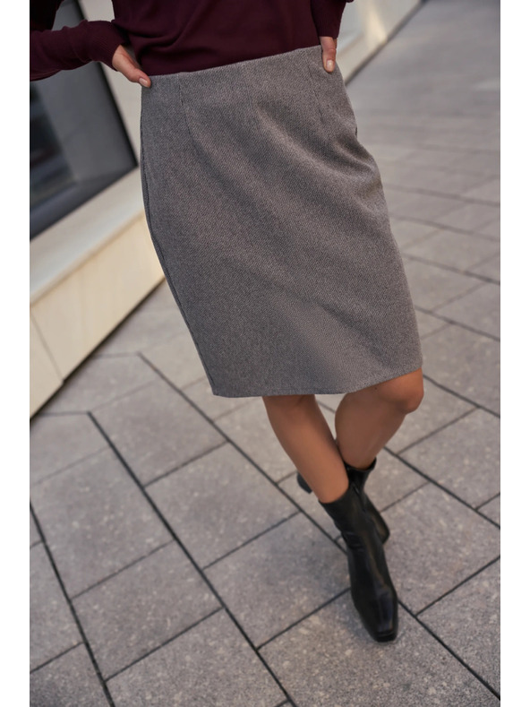 Moodo Szürke ceruzaszoknya Moodo