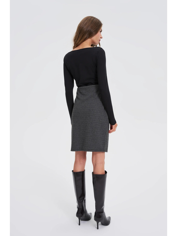 Moodo Grafitszürke ceruzaszoknya Moodo